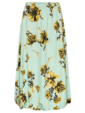 Balloon Midi Length Skirt