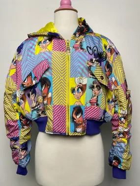 2020 retro pastel bomber jacket cropped - hurt