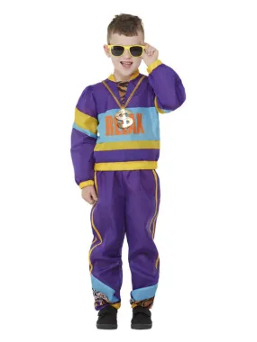 80s Relax Costume, Purple