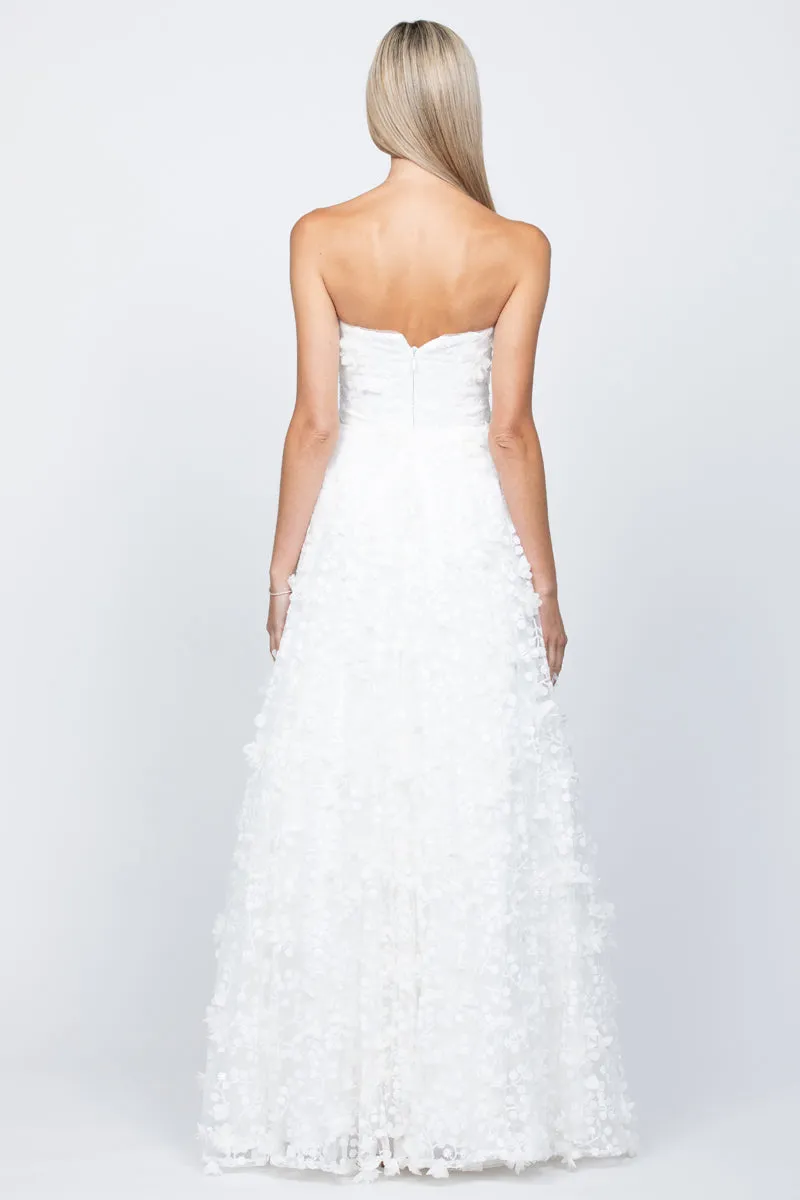 ADELA SWEETHEART PETAL BALL GOWN