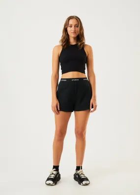 AFENDS Womens Homebase - Sweat Shorts - Black