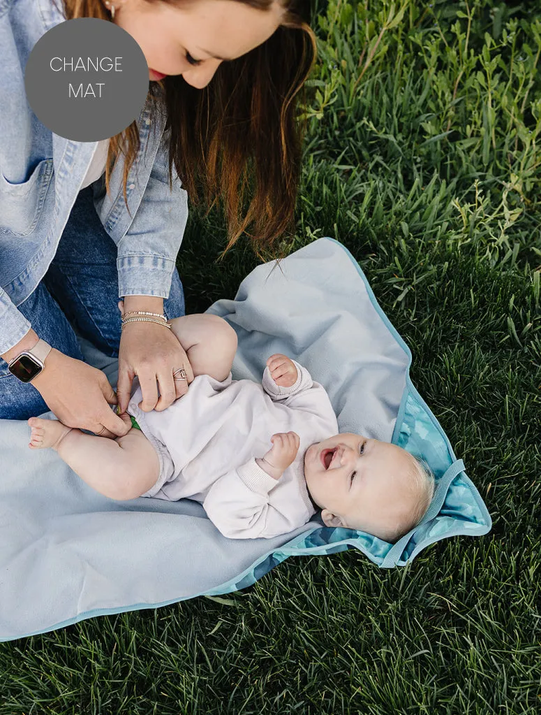 All-Weather Fleece Blanket - Stone Tie Dye