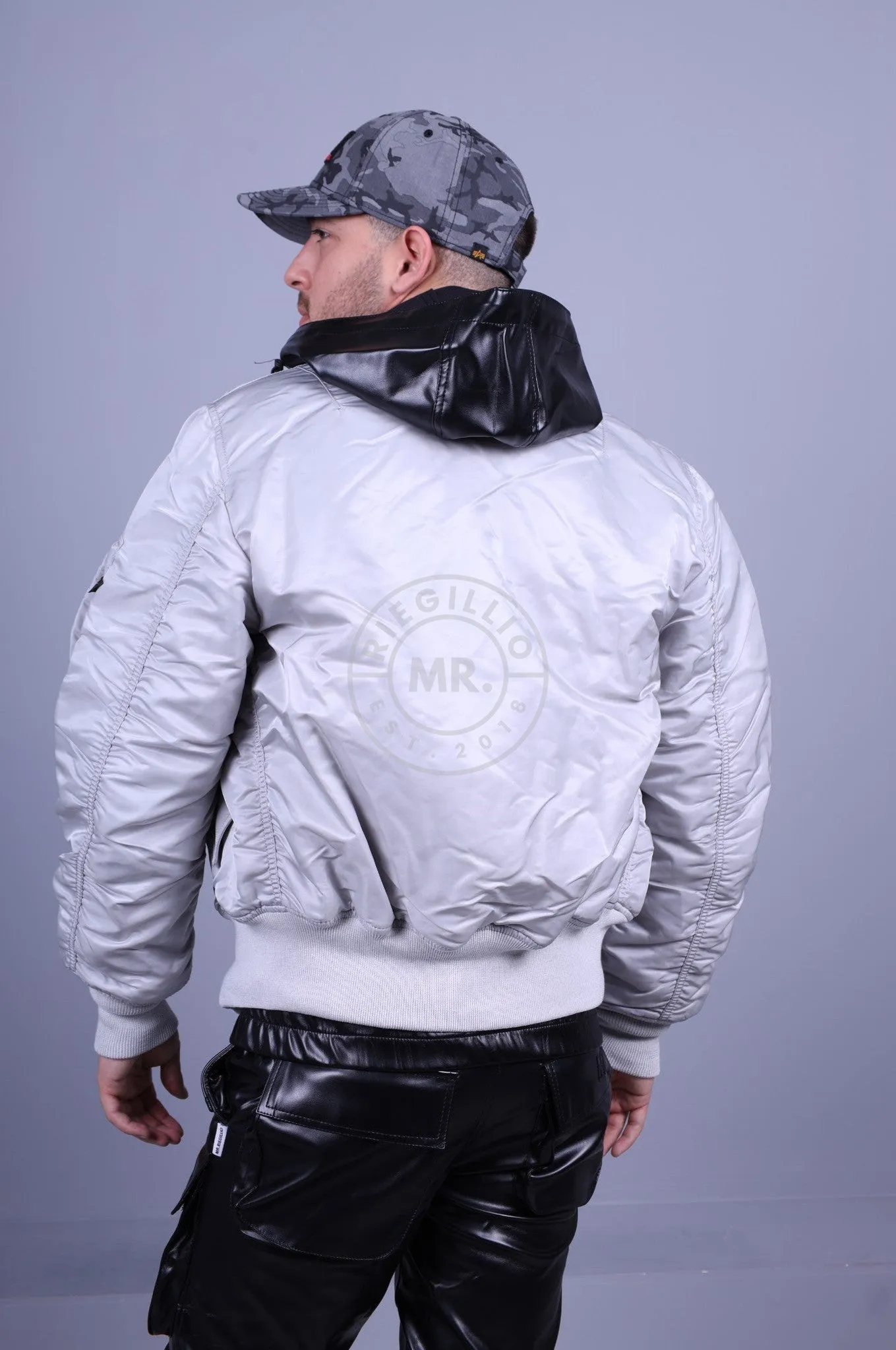 Alpha Industries MA-1 Bomber Jacket - Pastel Grey