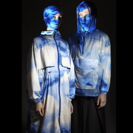 【ANREALAGE × TO&FRO】 PIXEL SKY RAINCOAT