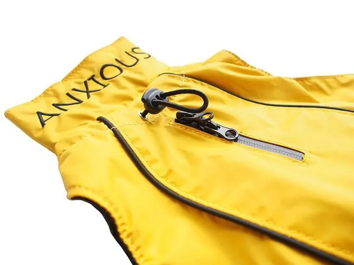 ANXIOUS DOG YELLOW LIGHTWEIGHT RAINCOAT (Extra Small - 10")