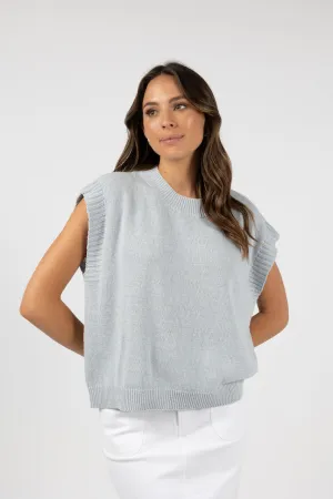 Aster Top in Ice Blue