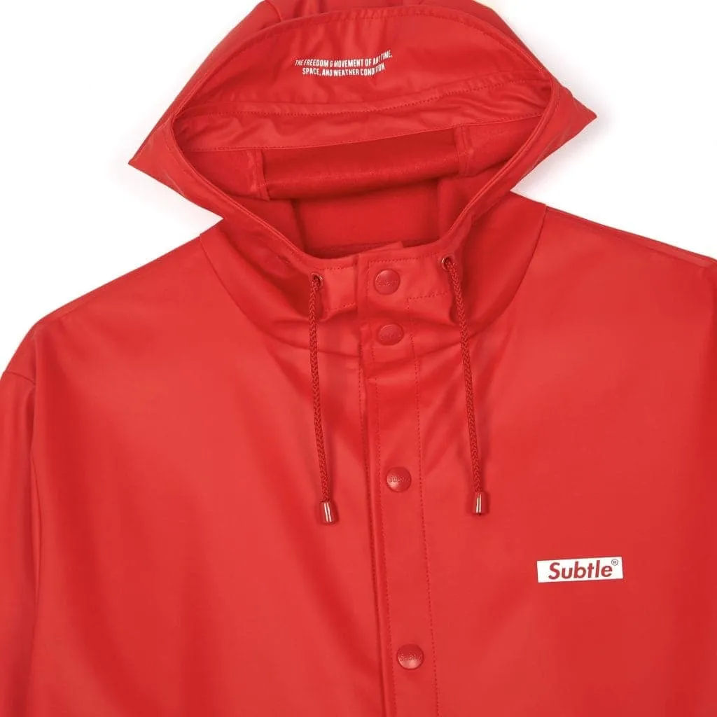 AWAY Raincoat CRIMSON