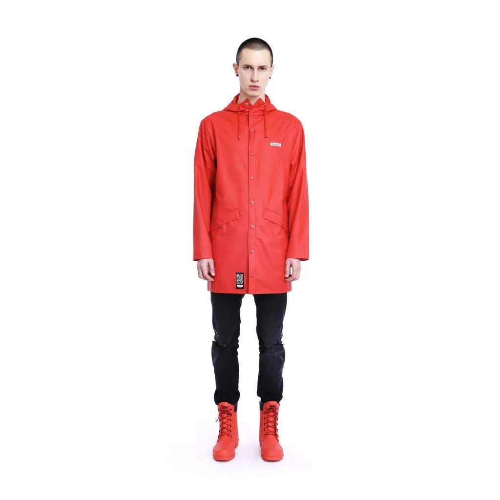 AWAY Raincoat CRIMSON