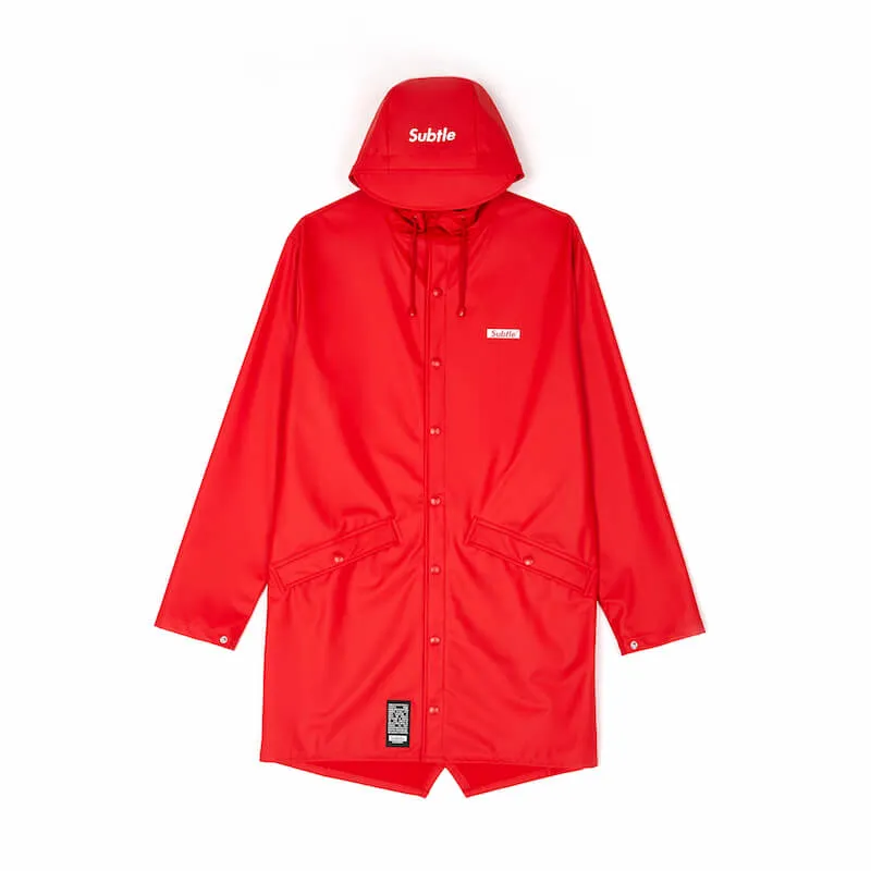 AWAY Raincoat CRIMSON