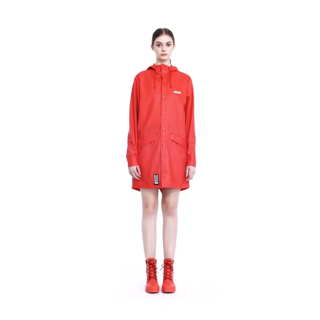 AWAY Raincoat CRIMSON