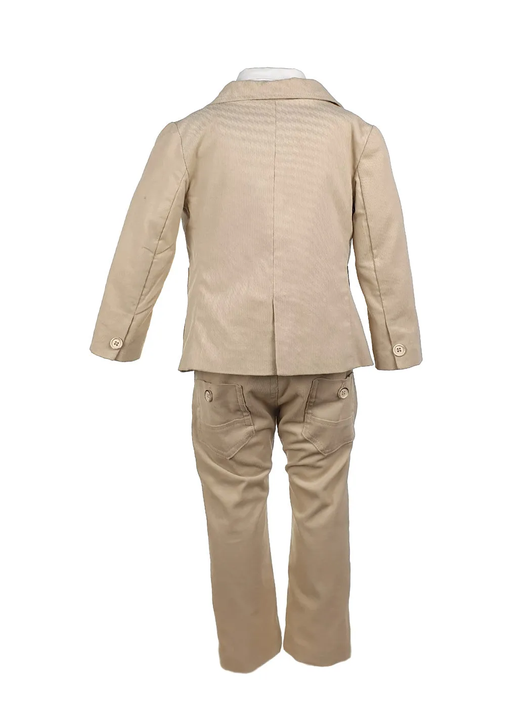 Baptism οutfit set 8pcs for boy - BALSATO Beige