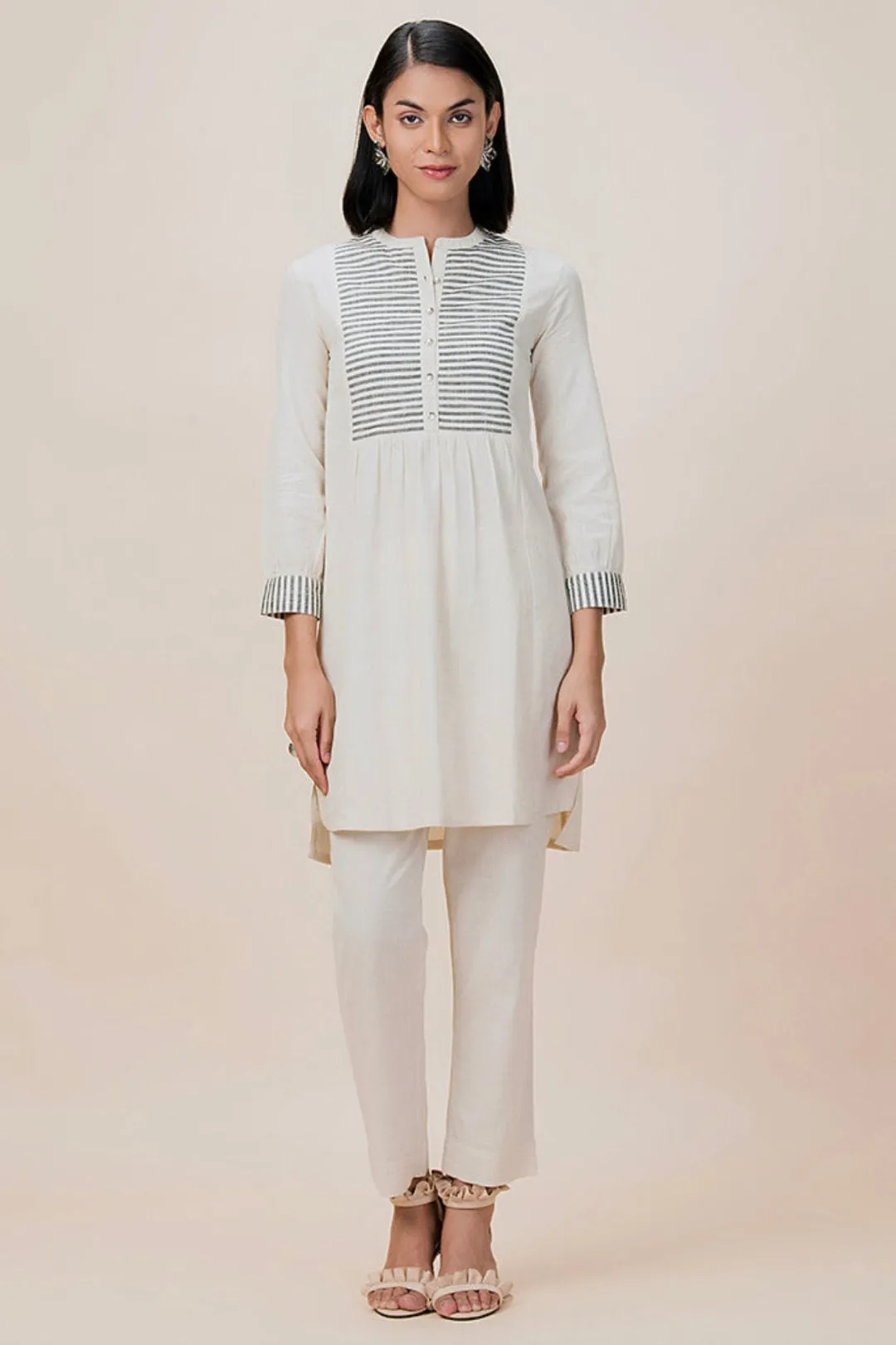 Barara Classic Striped Kurta Set