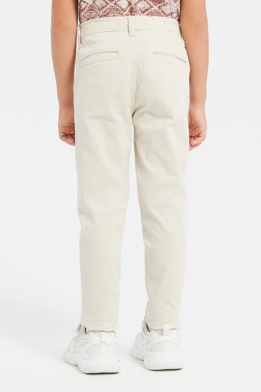 Beige Chino Trouser