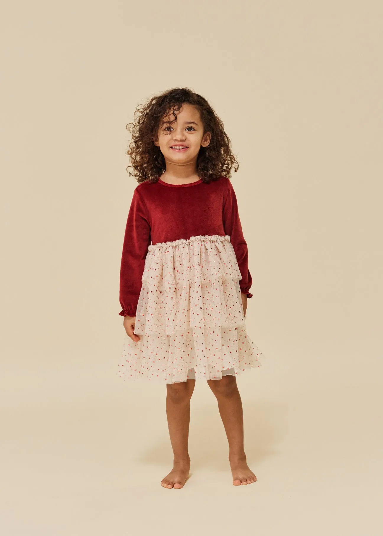 Belis Velvet Girl Dress