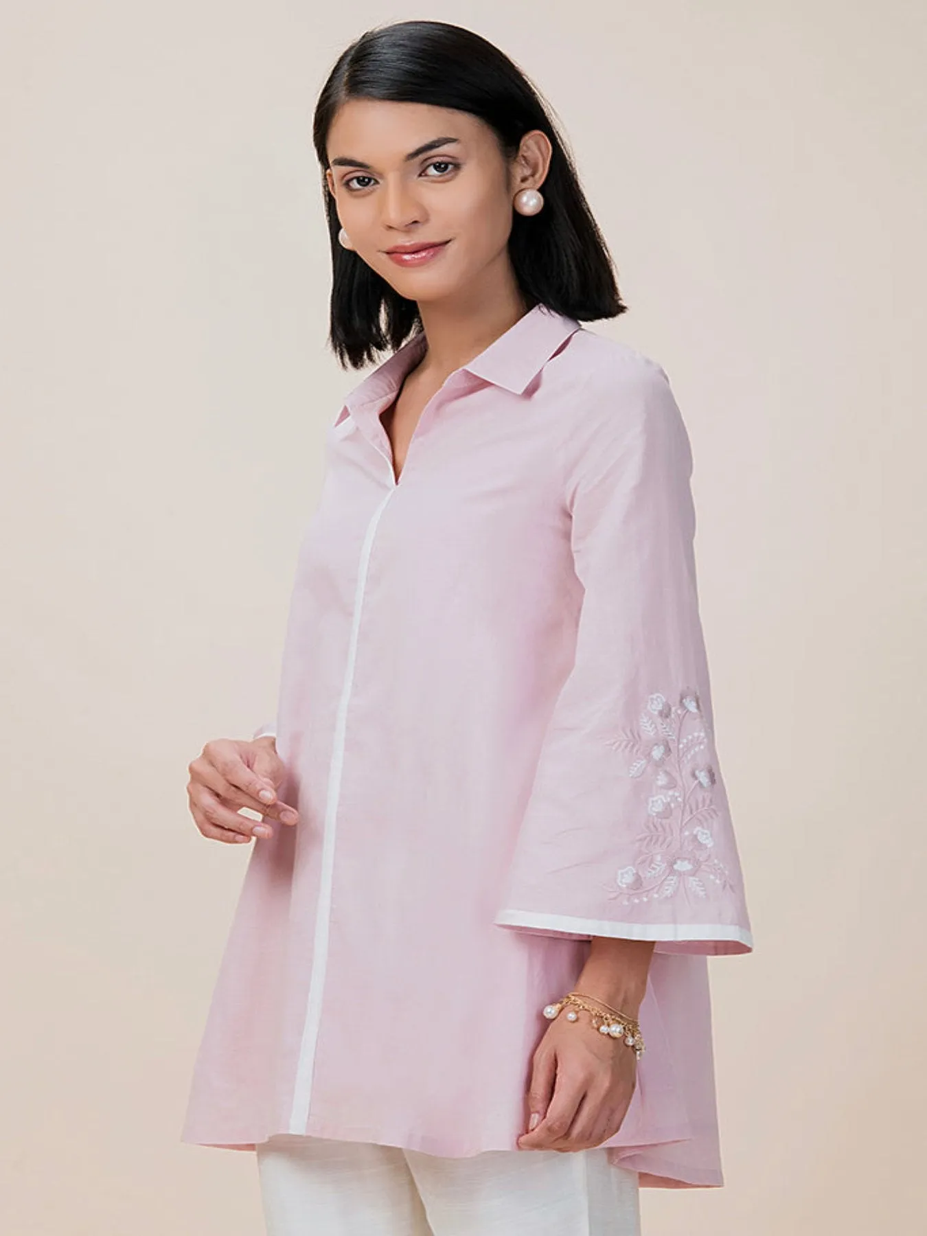 Blush Short Cotton Kurta