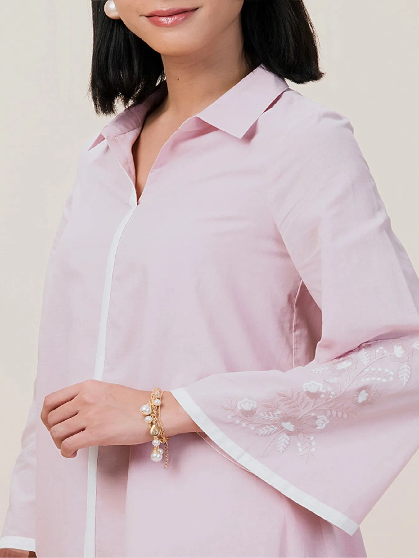 Blush Short Cotton Kurta