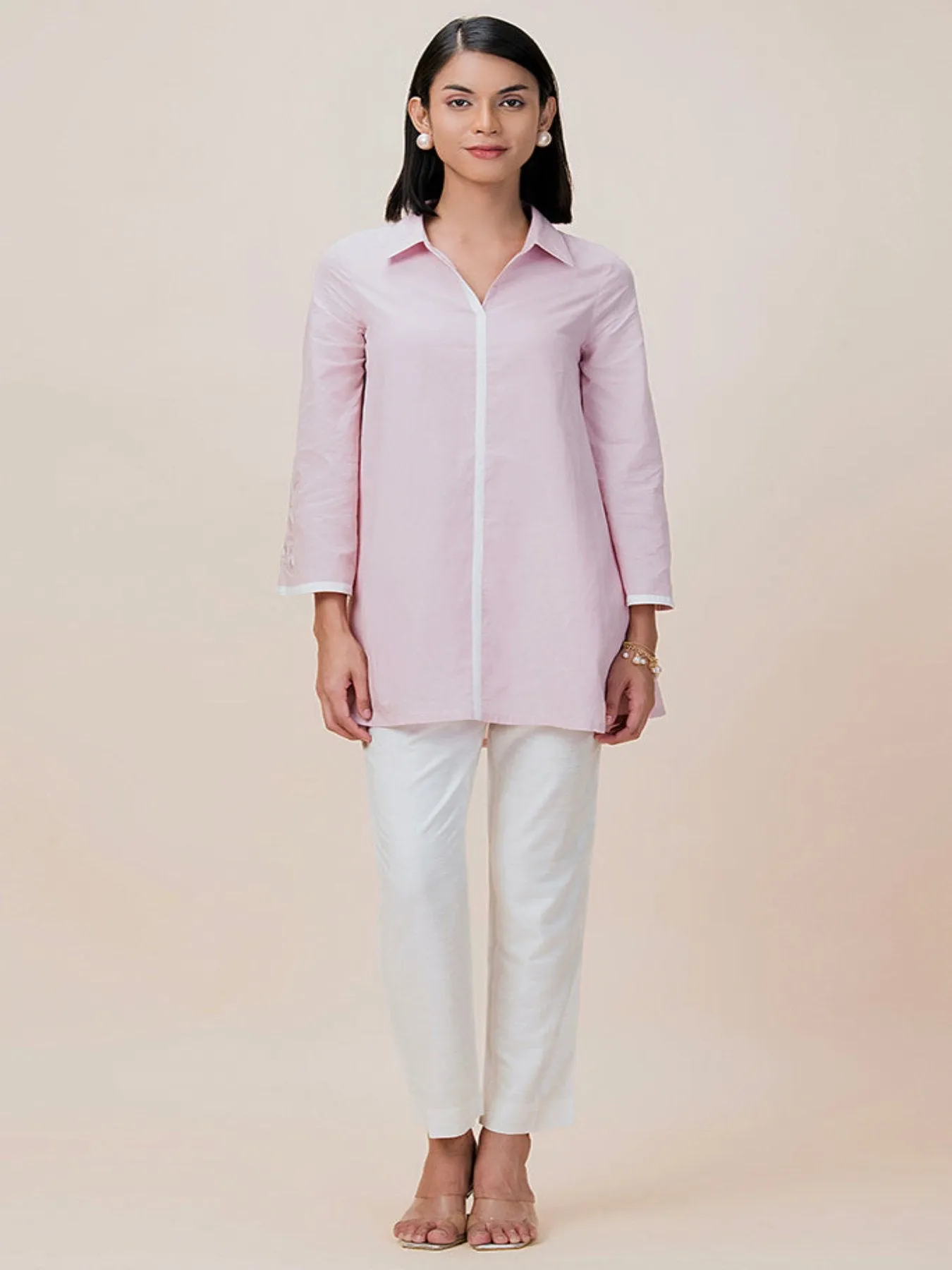 Blush Short Cotton Kurta