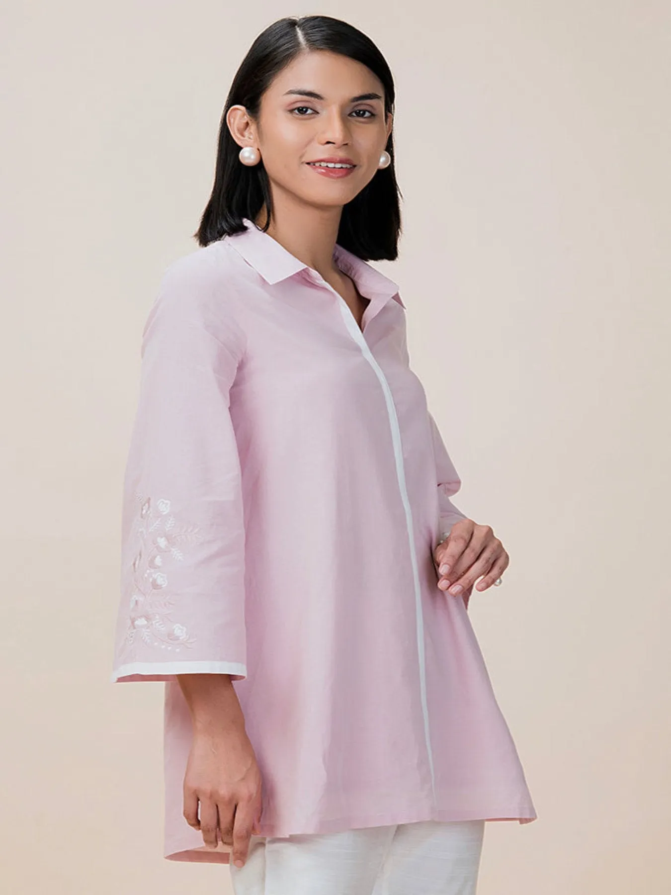 Blush Short Cotton Kurta