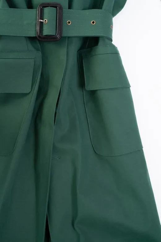 Bottle Green Mack Trench Coat