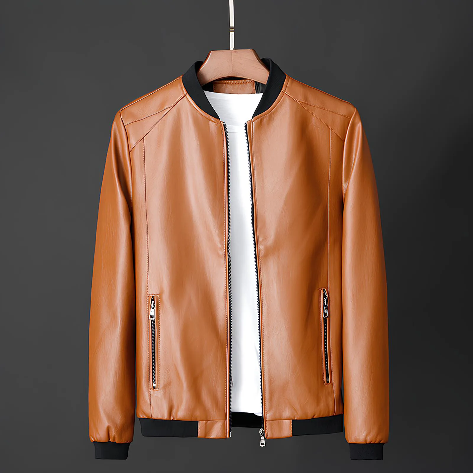 CALLAHAN LEATHER BOMBER