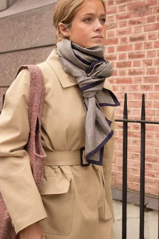 Camel Beige Mack Trench Coat