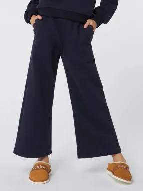 Chloé Girls Fleece Trousers in Navy