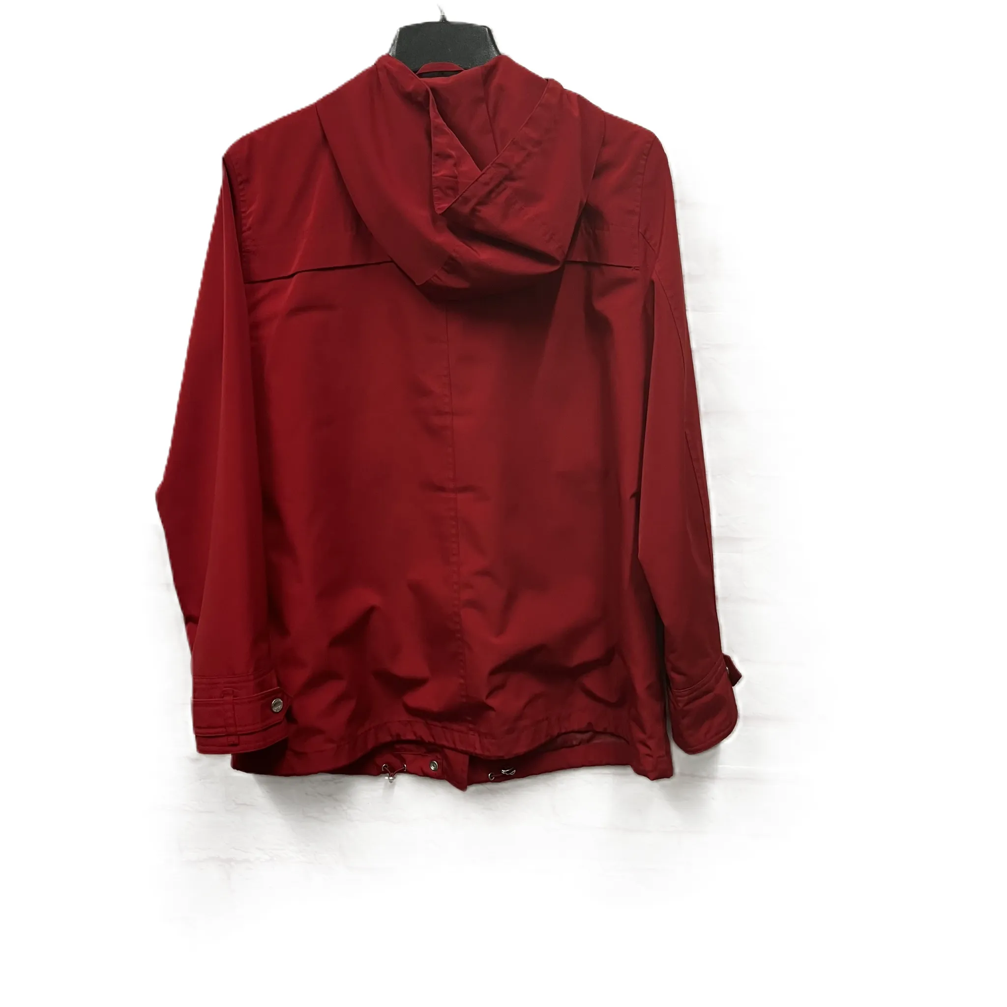 Coat Raincoat By London Fog In Red, Size: L