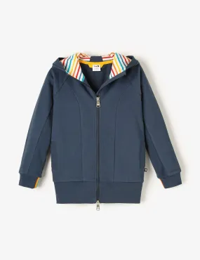 Commons Kids GOTS Organic Cotton Zip-Up Long Hoodie