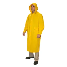 Cordova Safety RC35Y4XL RENEGADE 49" 2-Piece Rain Coat, PVC/Polyester Fabric, 4XL