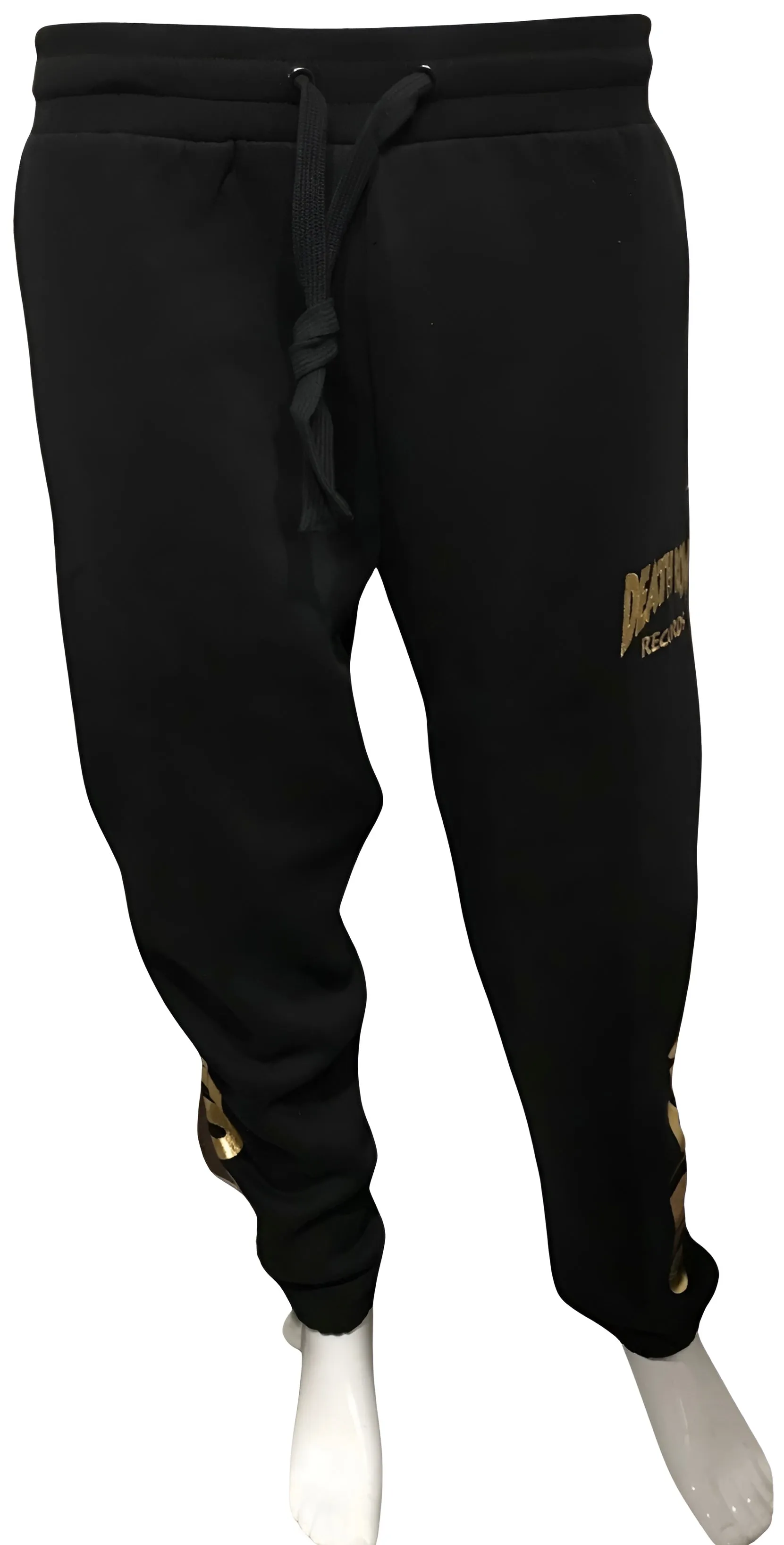 ^CROOKS & CASTLES^ (BLACK-GOLD) DEATH ROW *CORE JOGGERS* (COLLABS)