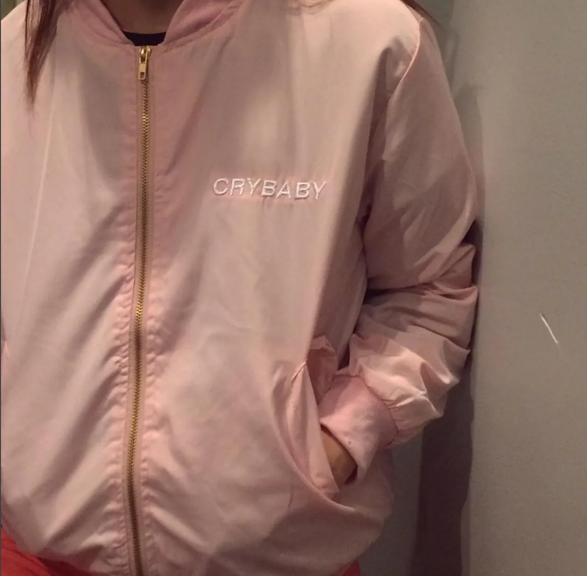 CRYBABY PASETL PINK KOKO JACKET