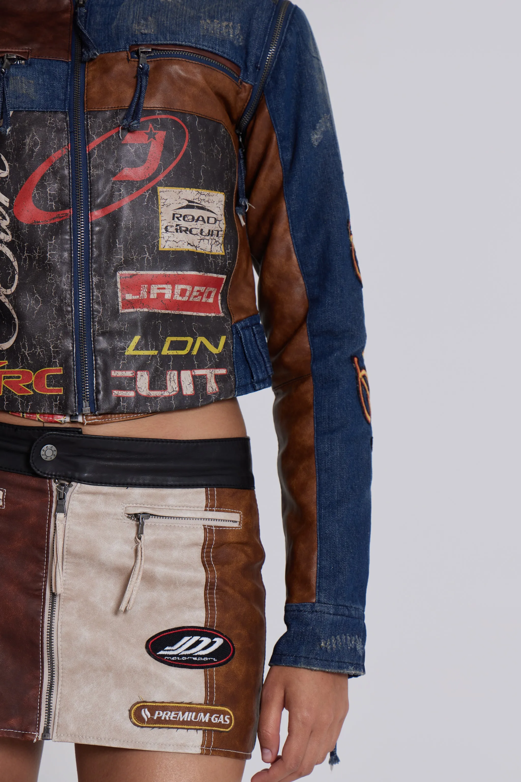 Daytona Zip Off Sleeve Moto Jacket