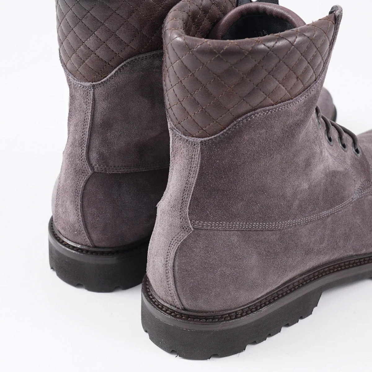 di Bianco 'Torino' Suede Combat Boot