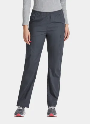 Dickies EDS Signature Ladies Natural Rise Tapered Leg Pull-On Scrub Trousers DKE86106 - Pewter