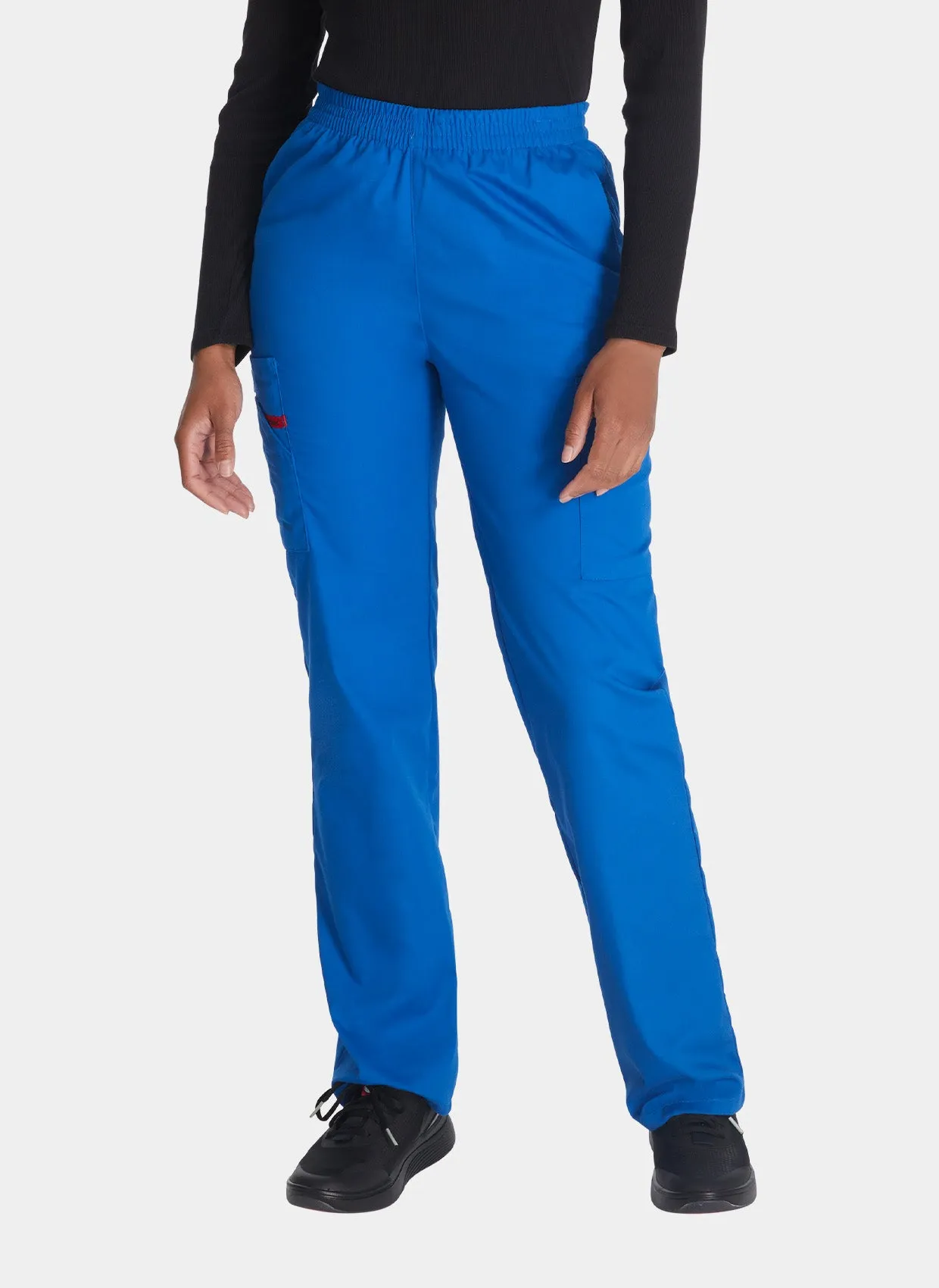 Dickies EDS Signature Ladies Natural Rise Tapered Leg Pull-On Scrub Trousers DKE86106 - Royal