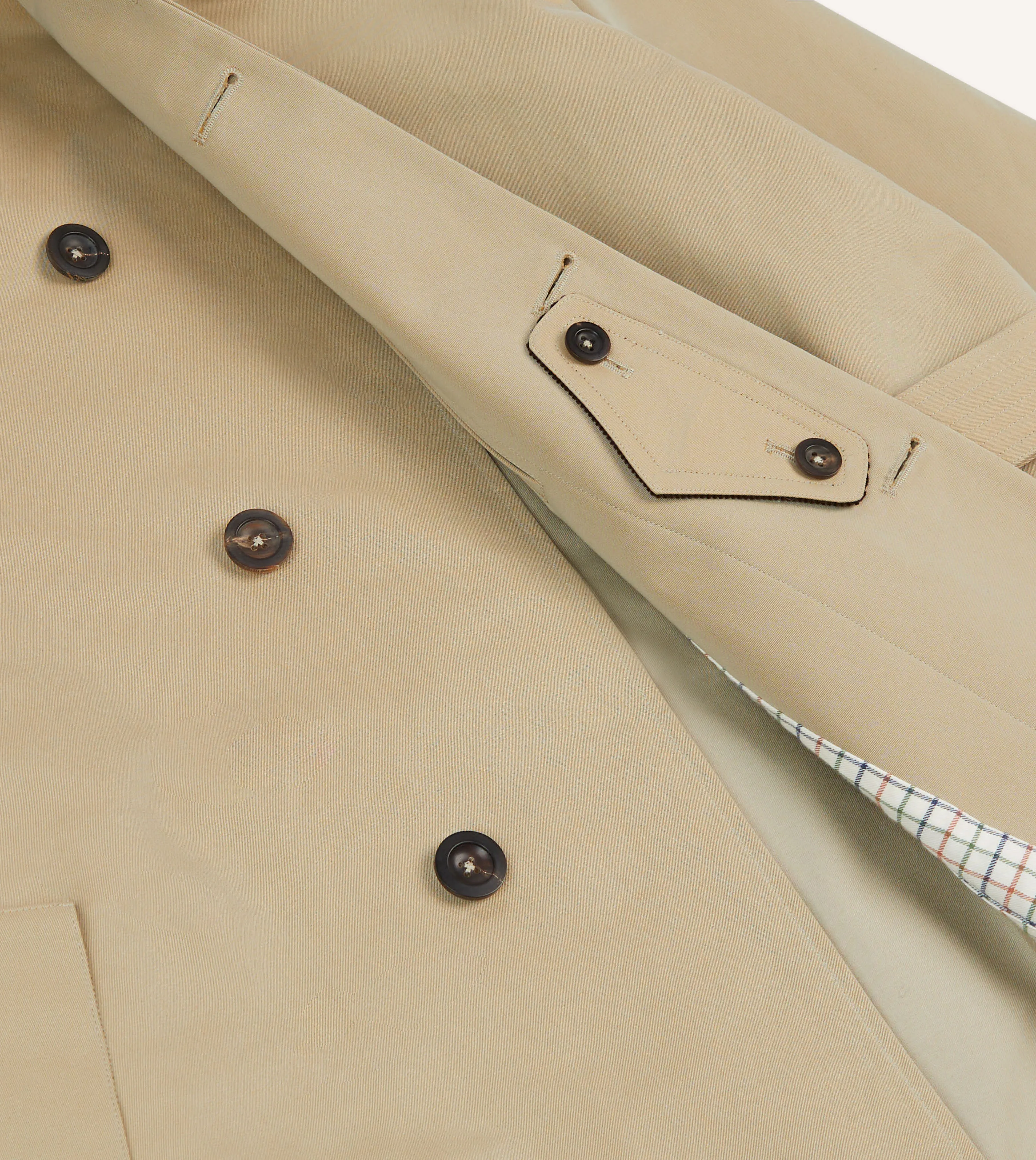 Drake's for Permanent Style Beige Rider's Raincoat