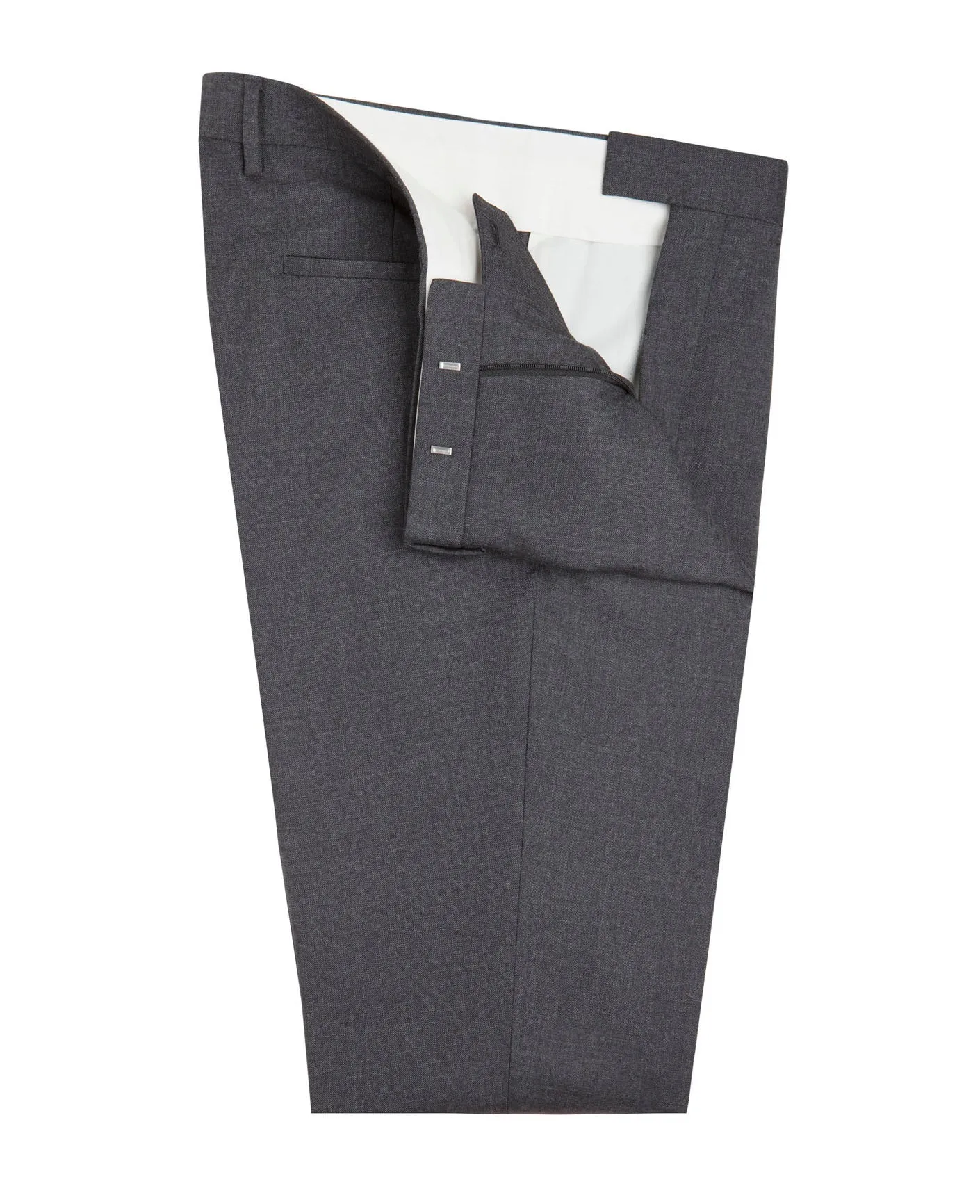 Dryden Slim Fit Grey Sharkskin Trousers