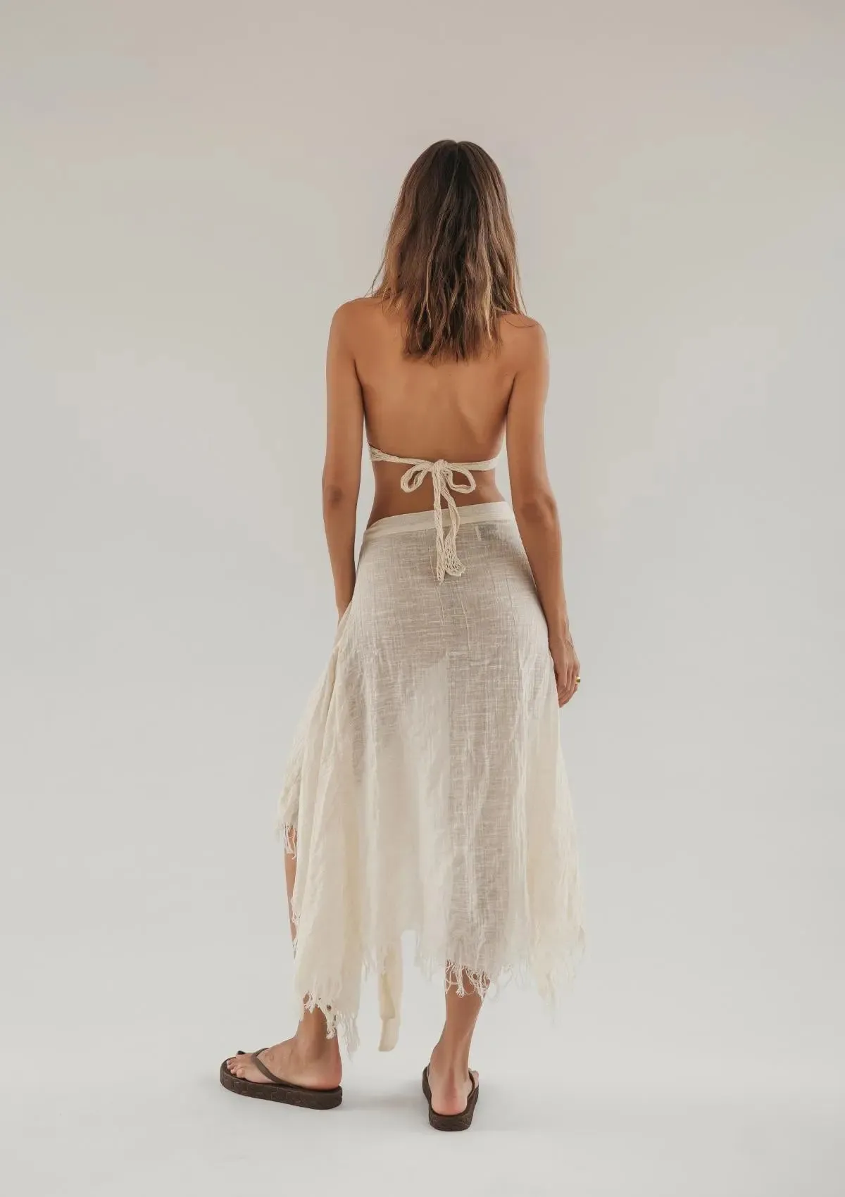 EMBER SARONG SKIRT- UNDYED KORA