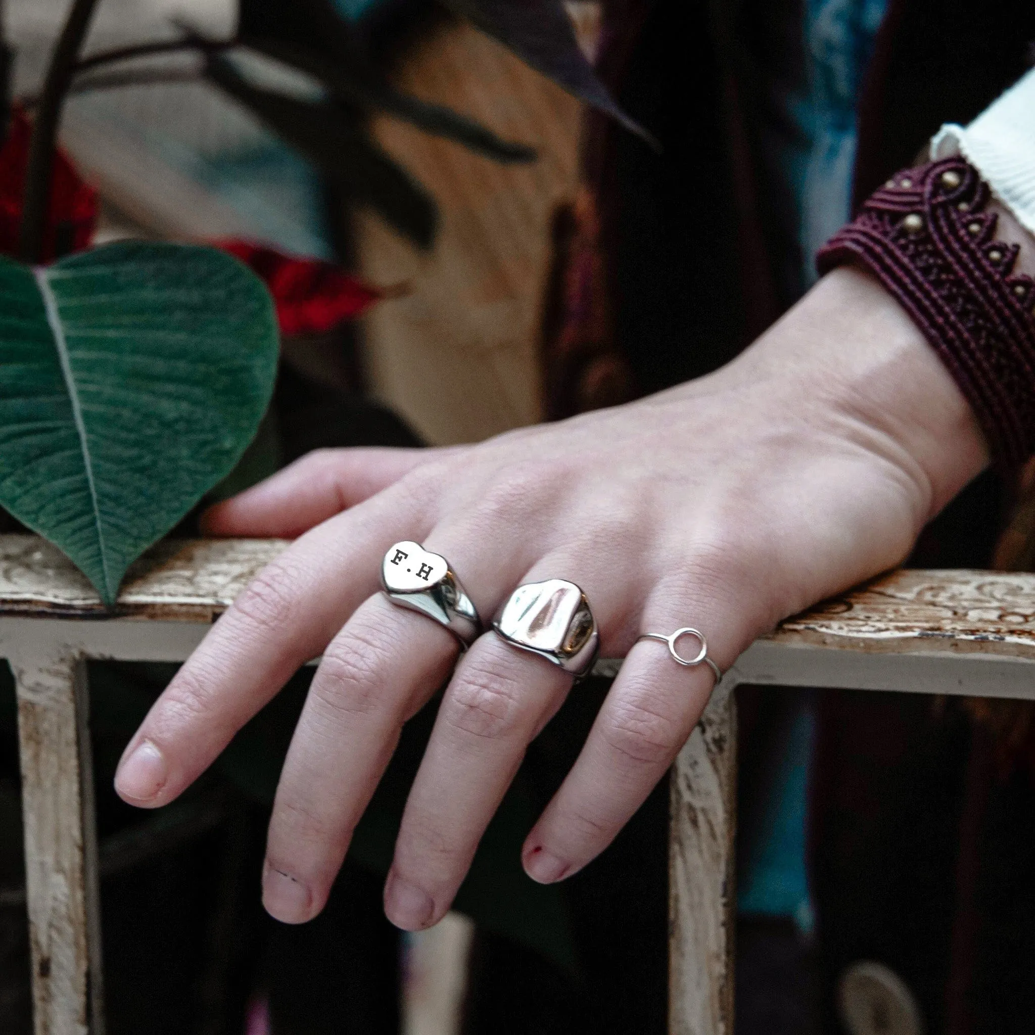 Engravable Heart Ring