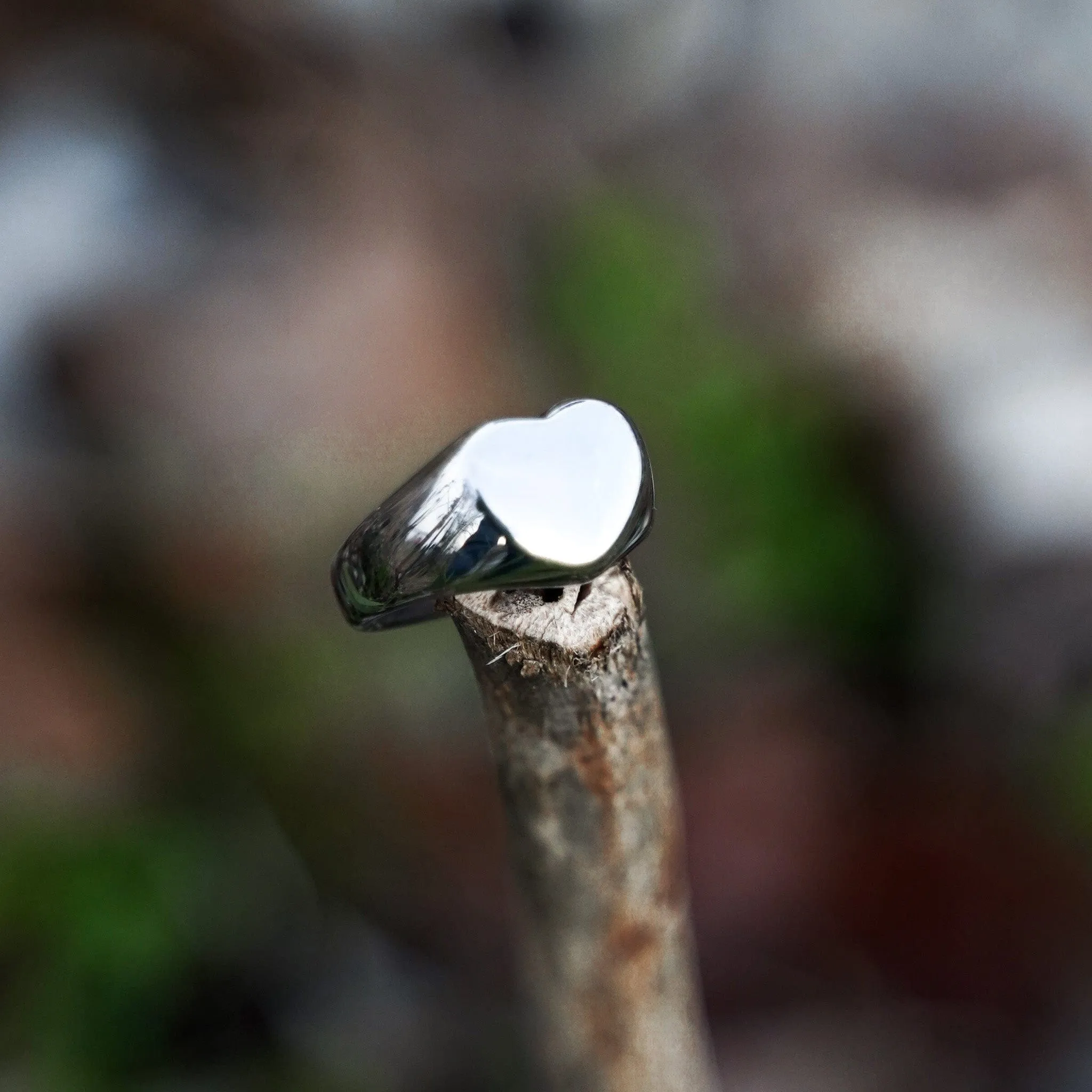 Engravable Heart Ring