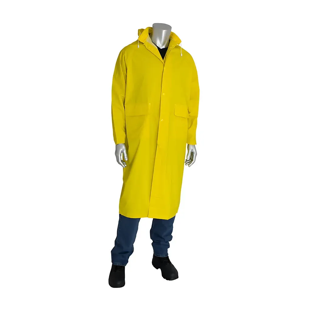 Falcon 205-300FR/3X Premium Two-Piece 48" Treated Raincoat - 0.35 mm