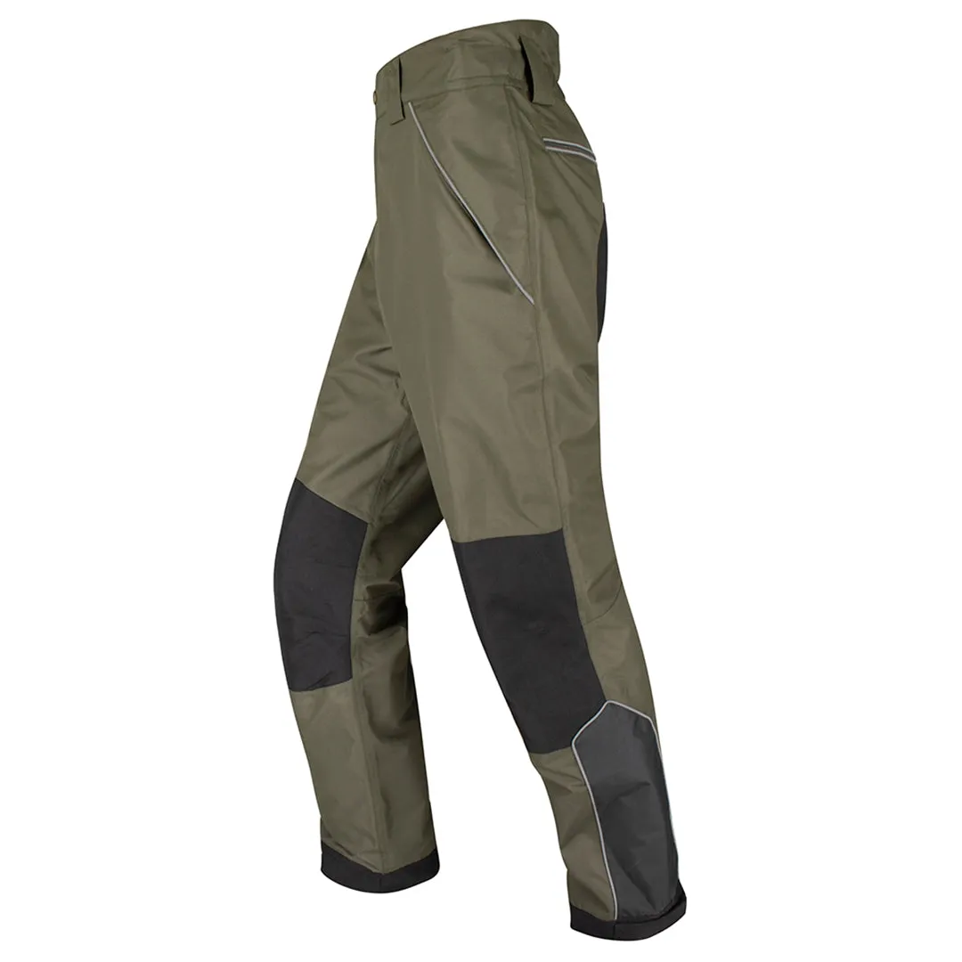 Field Tech Waterproof Trousers - Green by Hoggs of Fife