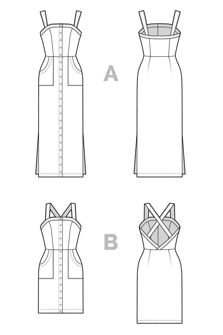 Fiona Sundress Pattern by Closet Core