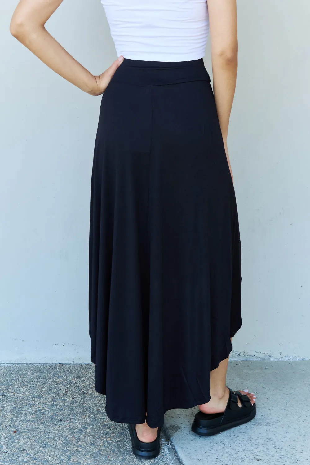 First Choice High Waisted Flare Maxi Skirt