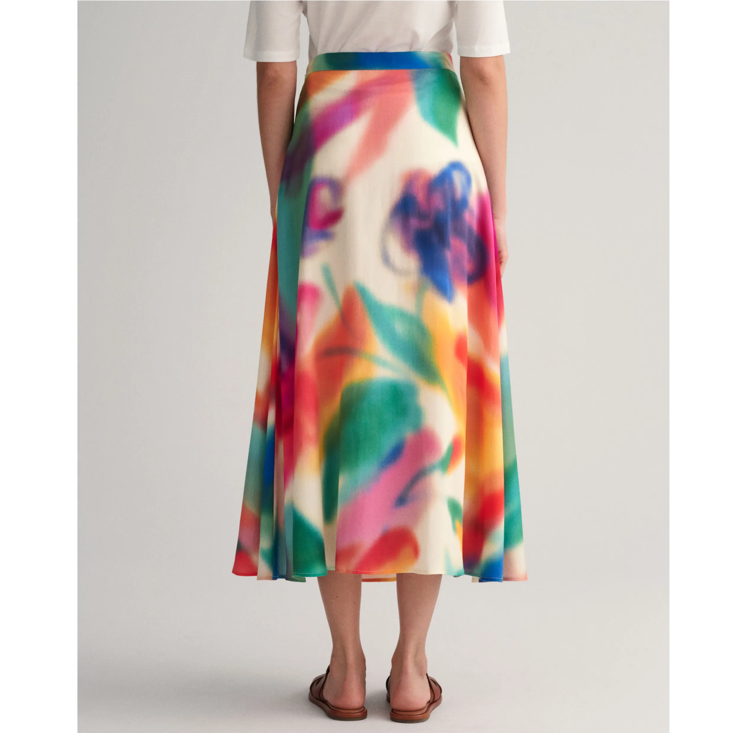 GANT Floral  Print Midi Skirt 0096