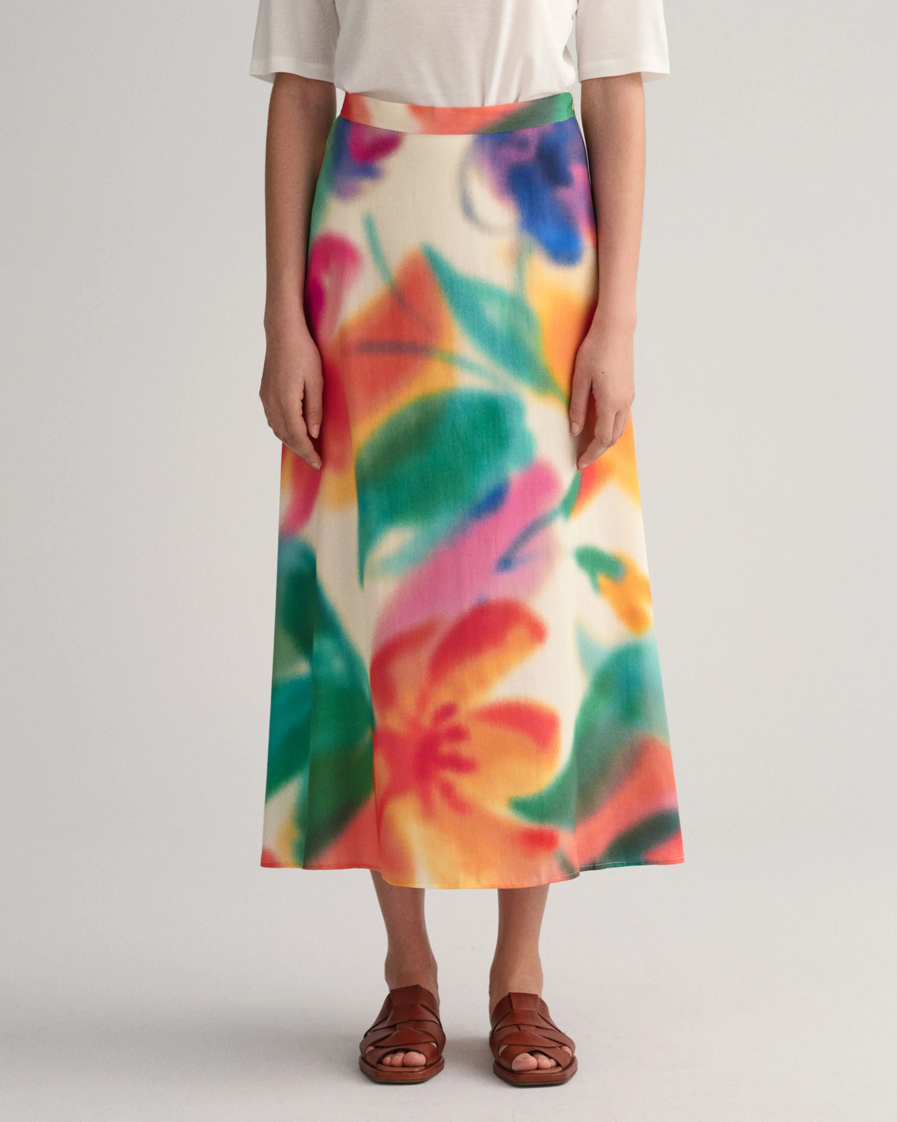 GANT Floral  Print Midi Skirt 0096