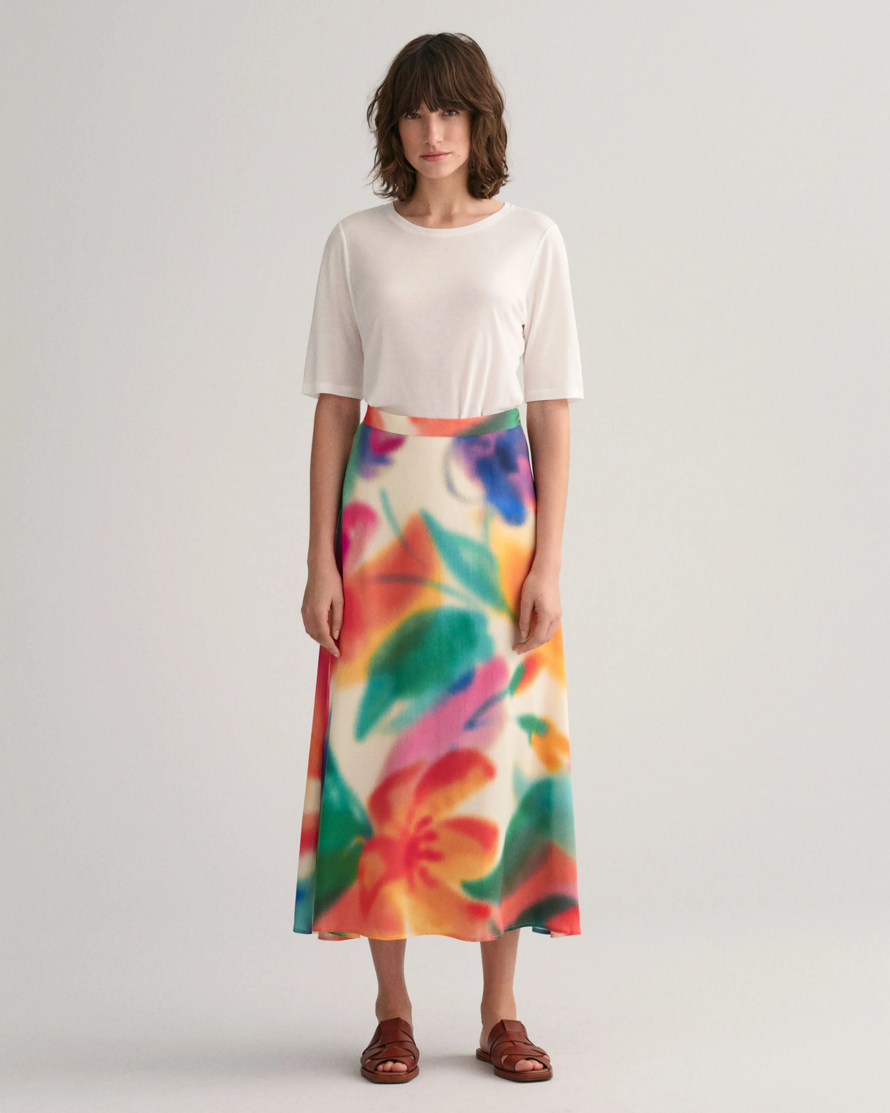 GANT Floral  Print Midi Skirt 0096