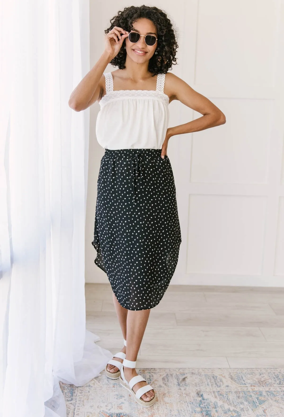 Gentle Breeze Midi Skirt