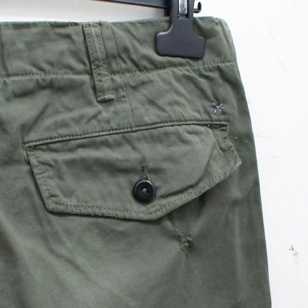 Green Thompson Fit Combat Trousers