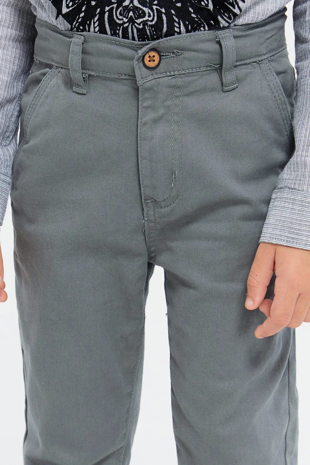 Grey Chino Trouser